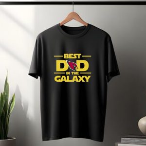 Best Arizona Cardinals Dad In The Galaxy Yellow T-Shirt