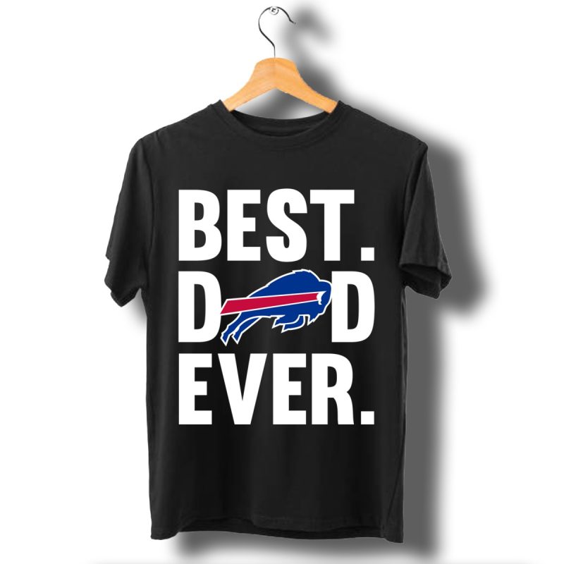 Best Dad Ever Buffalo Bills Logo Father Day T Shirt T Shirt 1