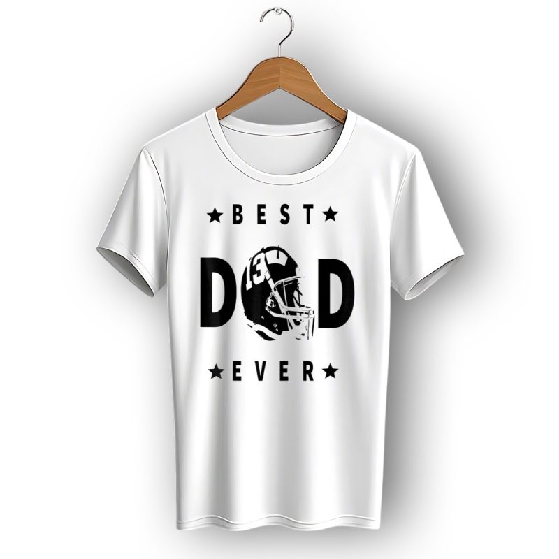 Best Dad Ever Football Helmet Dallas Cowboys Fan T Shirt 1 T Shirt 1