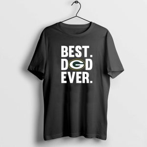 Best Dad Ever Green Bay Packers logo shirt Father Day Shirt