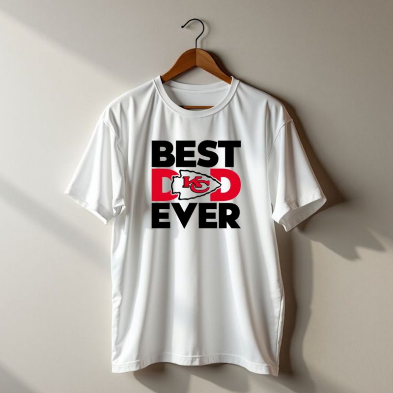 Best Dad Ever Kansas City Chiefs Fan T Shirt T Shirt 1 1