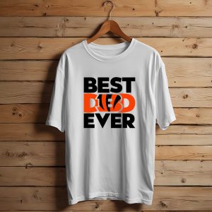 Best Dad Ever NFL Cincinnati Bengals T-Shirt