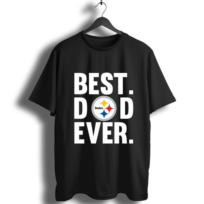 Best Dad Ever Pittsburgh Steelers Logo Father Day Shirt T Shirt 1