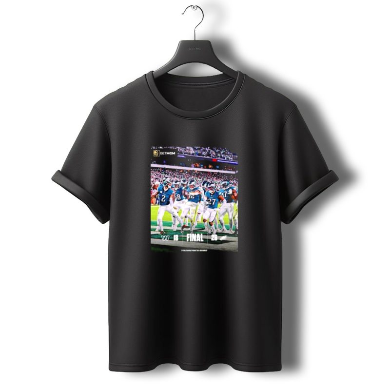 Betmgm Philadelphia Eagles Victory Over Washington Commanders 26 18 T Shirt T Shirt 0 1