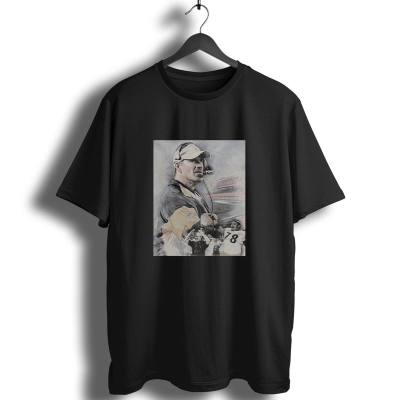 Bill Cowher Hall Of Fame Pittsburgh Steelers Nfl Coach T Shirt 1 T Shirt 1