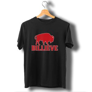 Billieve Buffalo Bills Mafia Football Fan Supporter T-Shirt