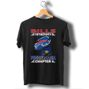 Bills Territory Pennsylvania Chapter Buffalo Bills Logo Ripped T-Shirt