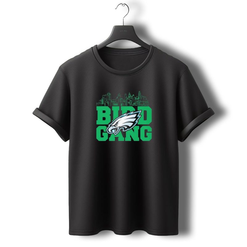 Bird Gang Philadelphia Eagles Bird Head Skyline T Shirt T Shirt 0 1