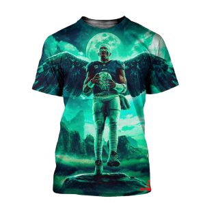 Bleacher Report Jalen Hurts And Philadelphia Eagles Fly AOP T-Shirt