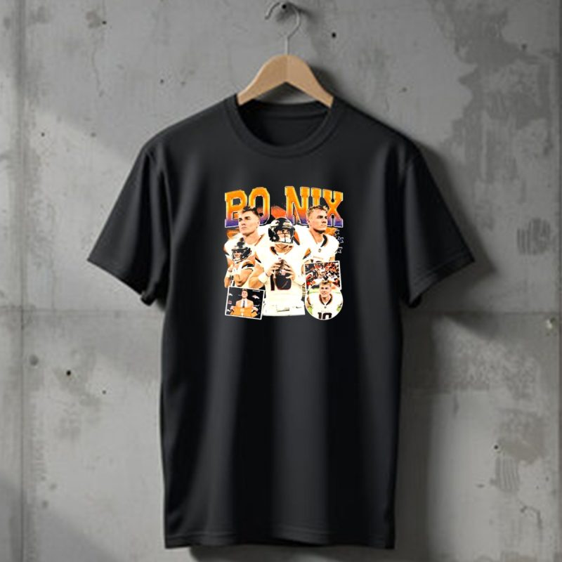 Bo Nix Denver Broncos Nfl Vintage Football American T Shirt 1 T Shirt 1