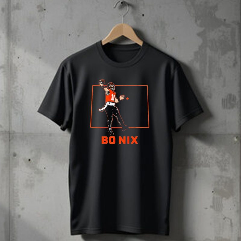 Bo Nix Football Star Player Denver Broncos T Shirt 1 T Shirt 1