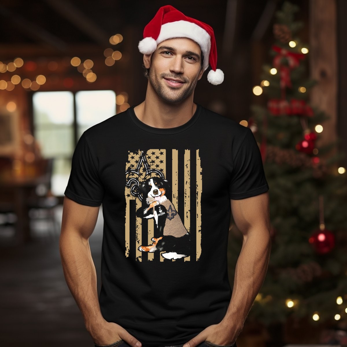 Border-Collie-I-Love-Mom-New-Orleans-Saints-Fleur-De-Lis-Stripes-T-Shirt-1_t-shirt-1_2