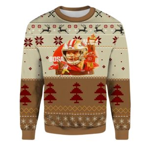 Bosa Sanfrancisco 49ers Christmas Gifts 2025 Ugly Sweater