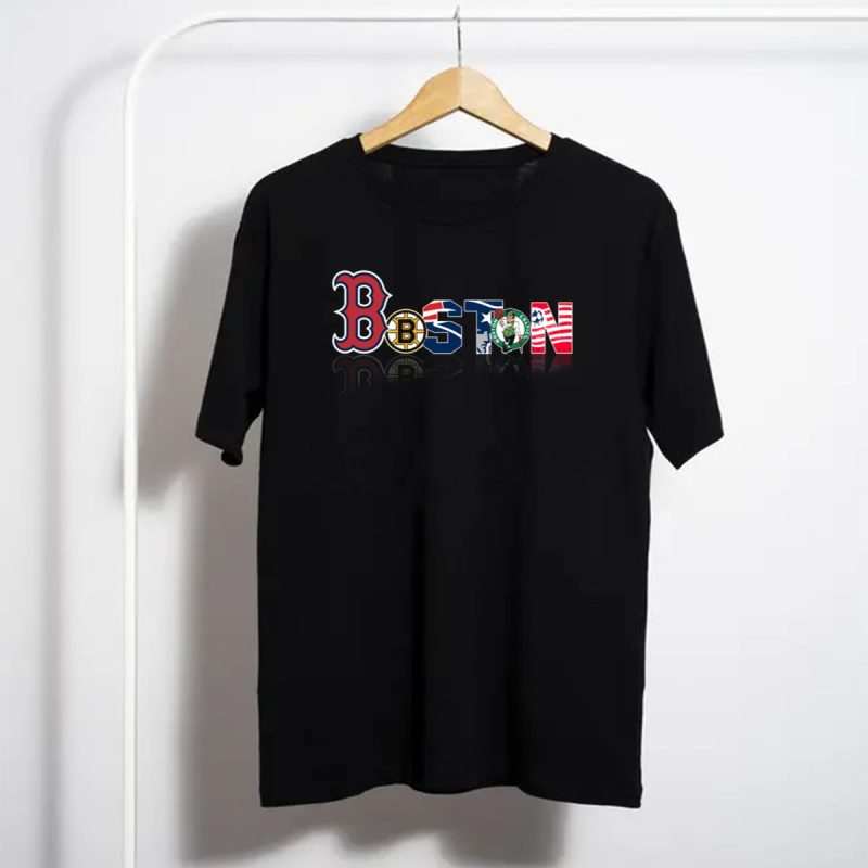 Boston Red Sox Bruins Patriots Celtics Usa T Shirt T Shirt 1