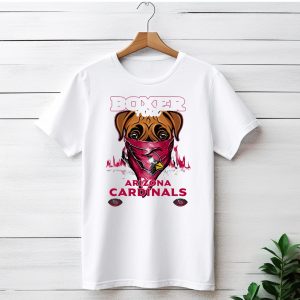 Boxer And Arizona Cardinals For Life T-Shirt