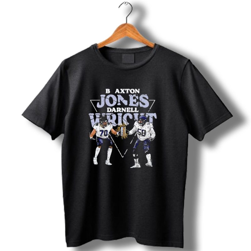 Braxton Jones Darnell Wright Chicago Bears Football Players 70 58 T Shirt 1 T Shirt 1