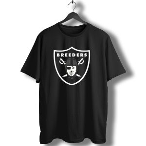 Breeders Mystery The Breeders Raiders Parody Shield T-Shirt