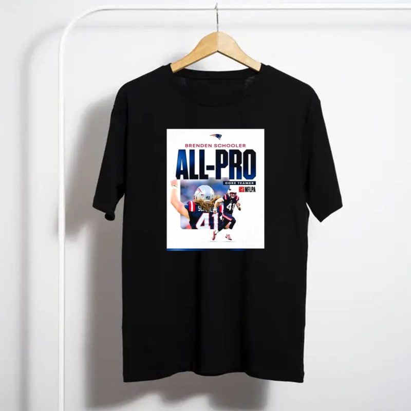 Brenden Schooler All Pro Core Teamer Nflpa New England Patriots 2 Years In A Row T Shirt T Shirt 1