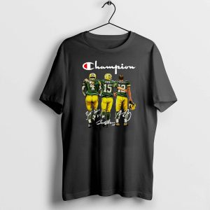 Brett Favre Bart Starr And Aaron Rodgers Green Bay Packers Champion Shirt