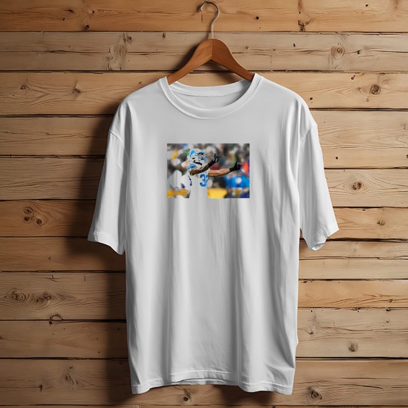 Brian Branch Lions Number 32 Gesture Towards Packers Crowd T Shirt T Shirt 1 1