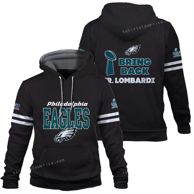 Bring Back Mr. Lombardi Philadelphia Eagles Super Bowl Champion 2023 3D Hoodie 1