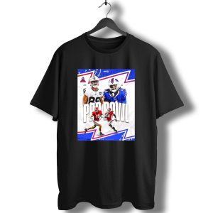 Brock Bowers Las Vegas Raiders And James Cook Buffalo Bills 2025 Pro Bowl Games Nfl T-Shirt