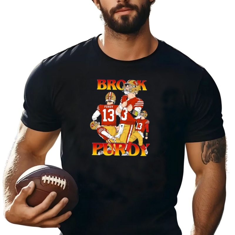 Brock Purdy 49Ers Quarterback Action Rita Oak T Shirt T Shirt 1