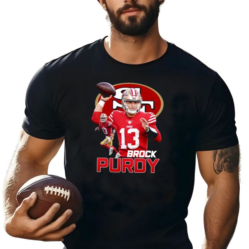 Brock Purdy San Francisco 49Ers 13 Football Quarterback T Shirt T Shirt 1