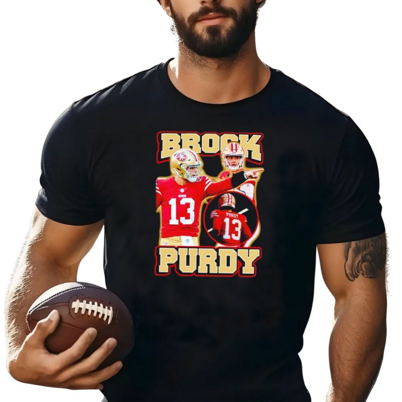Brock Purdy San Francisco 49Ers Quarterback Football Number 13 T Shirt T Shirt 1