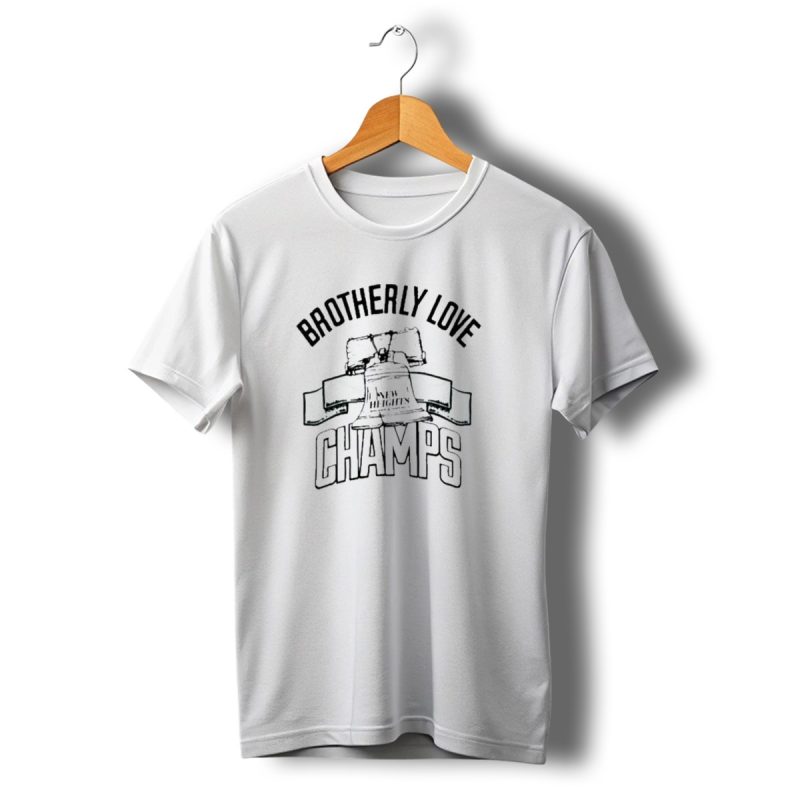 Brotherly Love Champs New Heights Jason And Travis Kelce Philadelphia Eagles T Shirt T Shirt 1 1