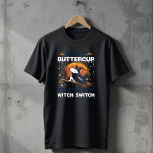 Buckle Up Buttercup Denver Broncos Snoopy You Just Flipped My Witch Switch T-Shirt