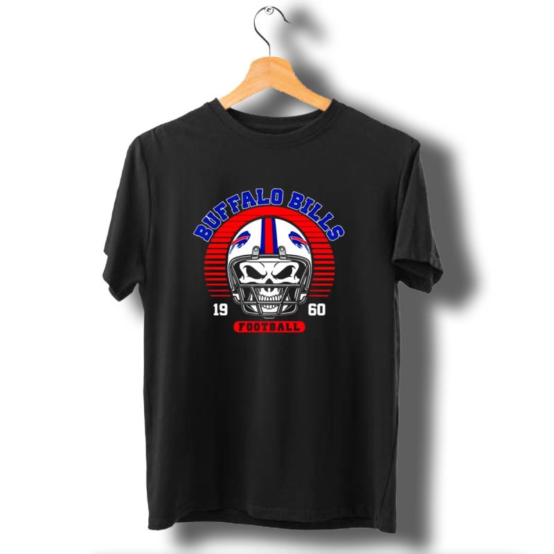 Buffalo Bills 1960 Skull Helmet Football T Shirt 1 T Shirt 1
