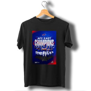 Buffalo Bills 2024 Afc East Champions With 5 Straight Division Wins T-Shirt