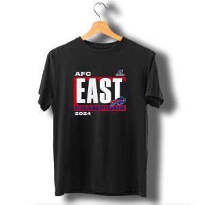 Buffalo Bills Afc East Champions 2024 Playoffs Big And Tall Conquer T-Shirt
