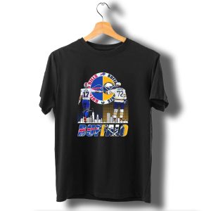 Buffalo Bills Allen Sabres Thompson City Champions Signatures 2024 Skyline T-Shirt