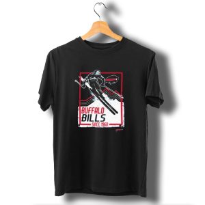 Buffalo Bills Alpine Skiing Since 1960 Retro Sports Graphic T-Shirt