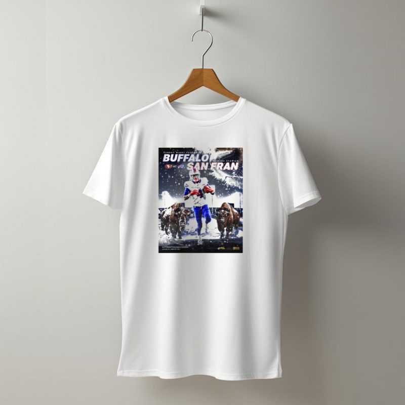 Buffalo Bills At San Francisco 49Ers Sunday Night Football Highmark Stadium T Shirt T Shirt 1