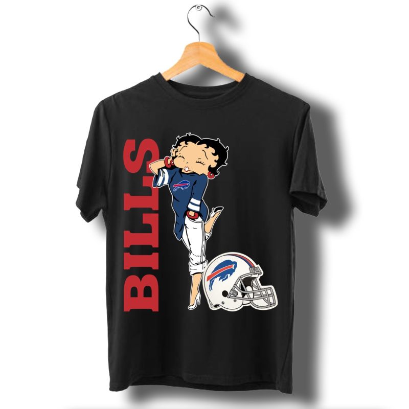 Buffalo Bills Betty Boops T Shirt T Shirt 1
