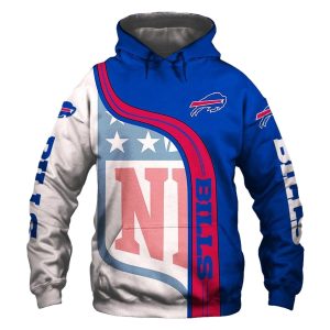 Buffalo Bills Big Logo Lovely AOP Hoodie