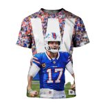 Buffalo Bills Big Wins Big Dubs With 38 Points Josh Allen Mvp AOP T-Shirt