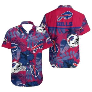 Buffalo Bills Blue Hibiscus Pattern Hawaiian Shirt