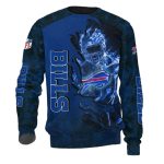 Buffalo Bills Blue Scratch AOP Sweatshirt