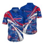Buffalo Bills Bold Red And Blue Wave Hawaiian Shirt