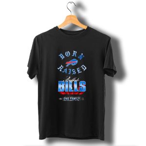 Buffalo Bills Born X Raised Buf One Family Chrome Rocker T-Shirt