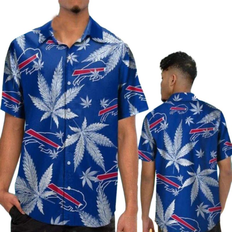 Buffalo-Bills-Cannabis-Leaf-Pattern-With-Logo-Hawaiian-Shirt-1 Buffalo Bills Cannabis Leaf Pattern With Logo Hawaiian Shirt 1