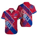 Buffalo Bills Champion Retro Pattern Hawaiian Shirt