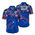 Buffalo Bills Characters Blue Hawaiian Shirt