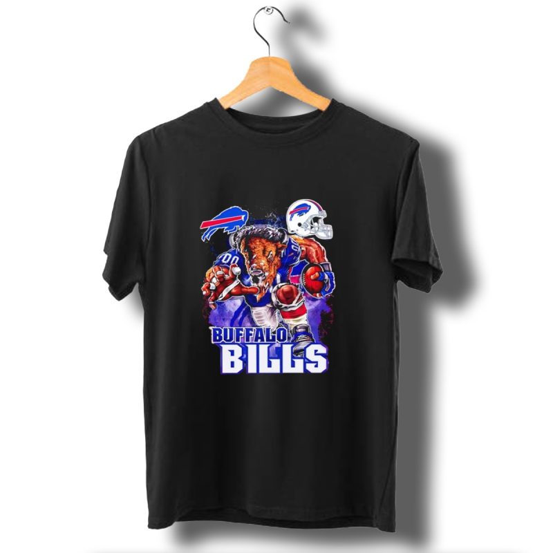 Buffalo Bills Charging Mascot With Helmet T Shirt 1 T Shirt 1