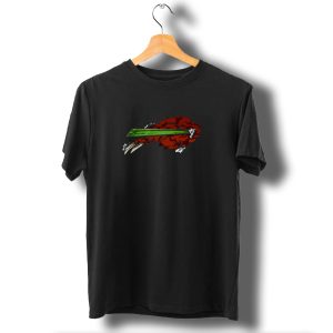 Buffalo Bills Chicken Wing Celery Football Fusion T-Shirt