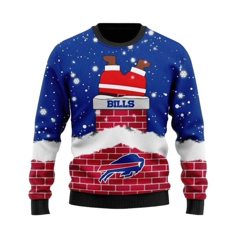 Buffalo-Bills-Chimney-Santa-Hat-Funny-Ugly-Sweater-1 Buffalo Bills Chimney Santa Hat Funny Ugly Sweater 1